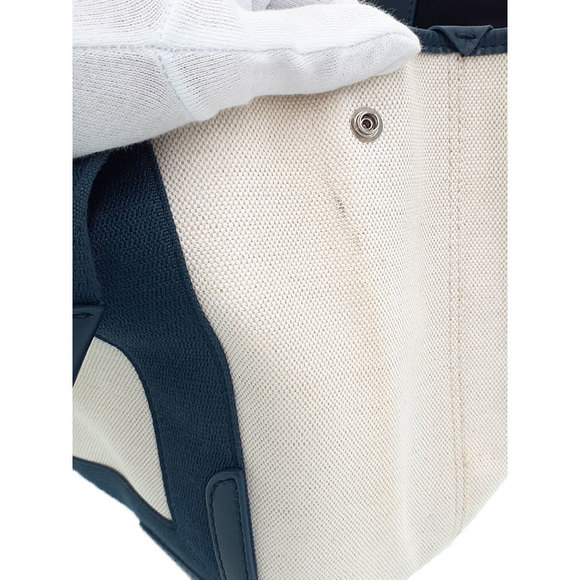 Balenciaga Navy Blue Small Cabas Tote Bag - Picture 4 of 9